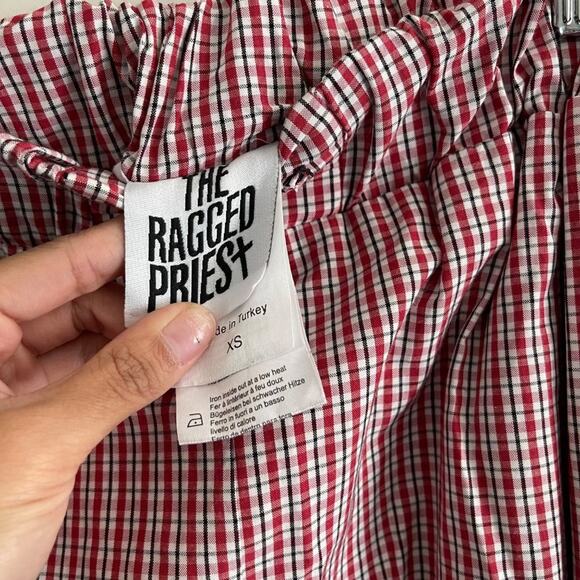 Ragged Priest Plaid Pants womens XS grunge gorpcore utility baddie dark academia - Picture 4 of 9